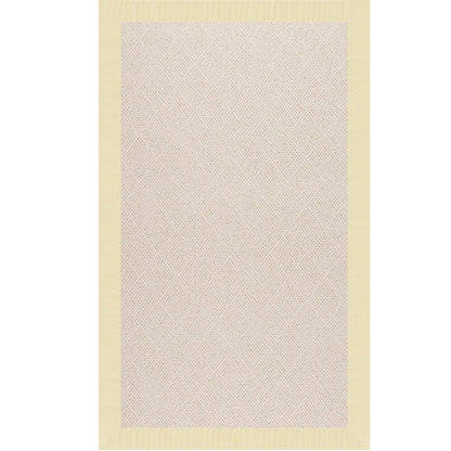 Creative Concepts Rug – White Wicker Canvas Sand – detail view