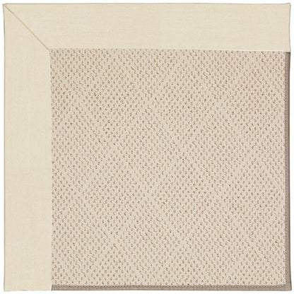 Creative Concepts Rug – White Wicker Canvas Sand – room setting