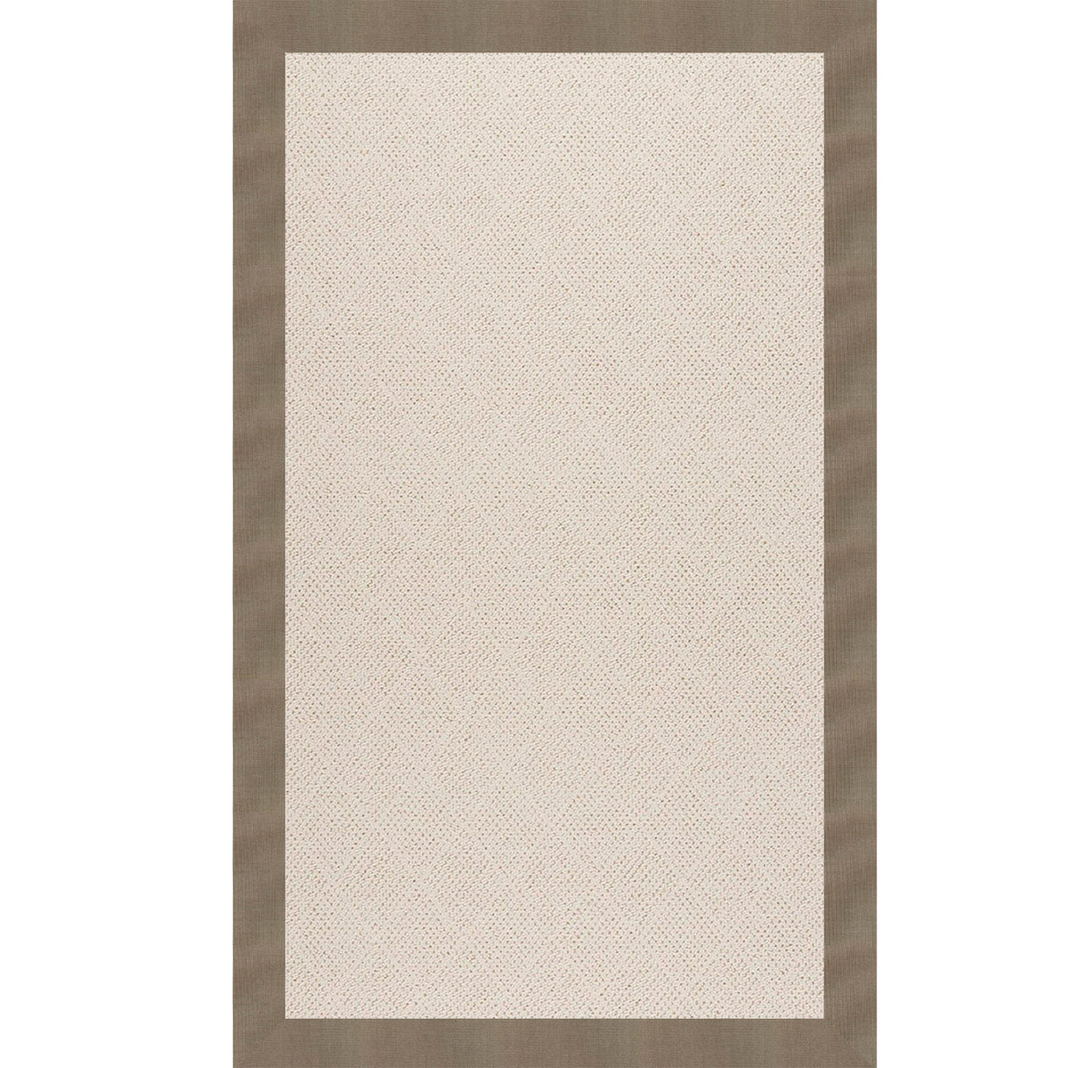 Creative Concepts Rug – White Wicker Canvas Taupe – detail view