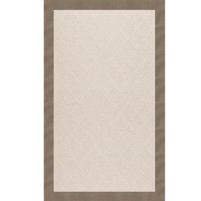 Creative Concepts Rug – White Wicker Canvas Taupe – detail view