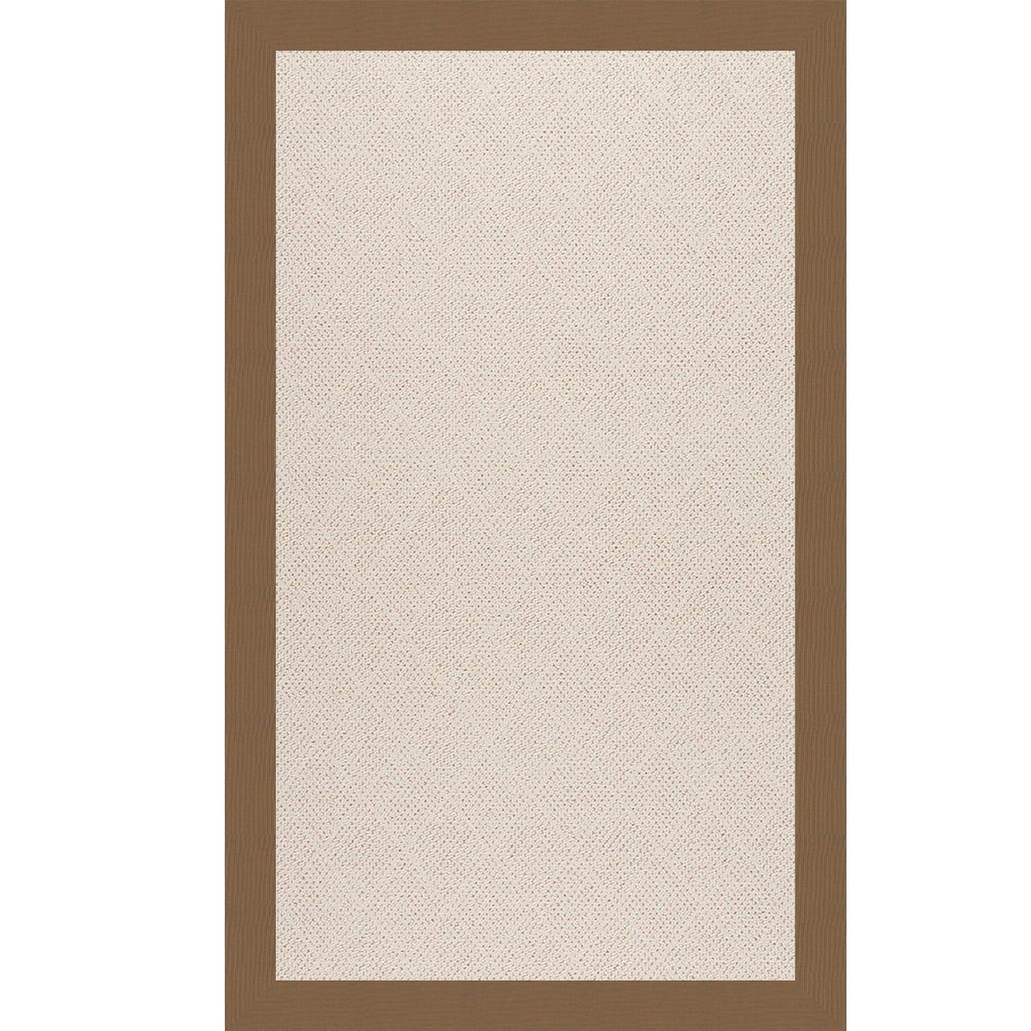 Creative Concepts-White Wicker Canvas Cocoa