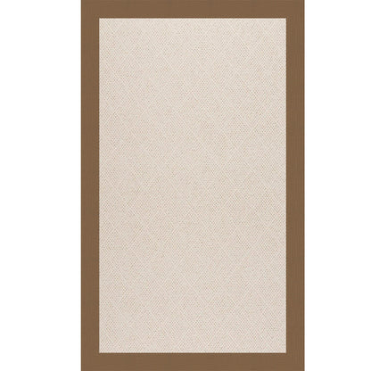 Creative Concepts Rug – White Wicker Canvas Cocoa – detail view