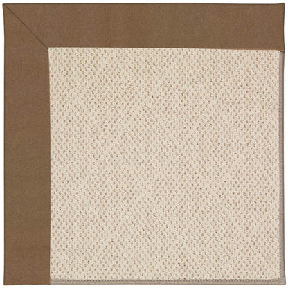 Creative Concepts Rug – White Wicker Canvas Cocoa – room setting
