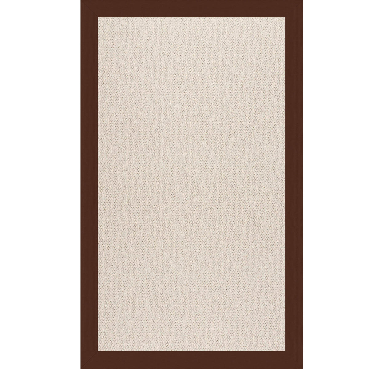 Creative Concepts Rug – White Wicker Canvas Bay Brown – detail view