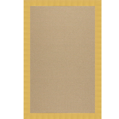 Creative Concepts Rug – Sisal Canvas Canary – detail view