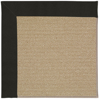 Creative Concepts Rug – Sisal Canvas Black – room setting
