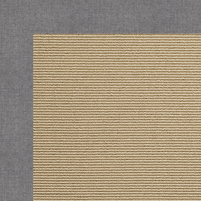 Creative Concepts Rug – Sisal Canvas Slate – cabin lodge area rug