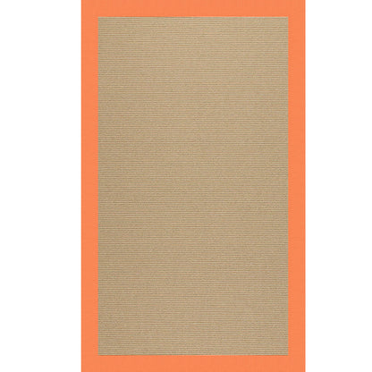 Creative Concepts Rug – Sisal Canvas Tangerine – detail view