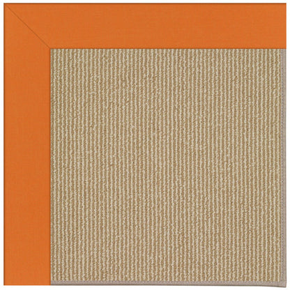 Creative Concepts Rug – Sisal Canvas Tangerine – room setting