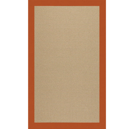 Creative Concepts Rug – Sisal Canvas Rust – detail view
