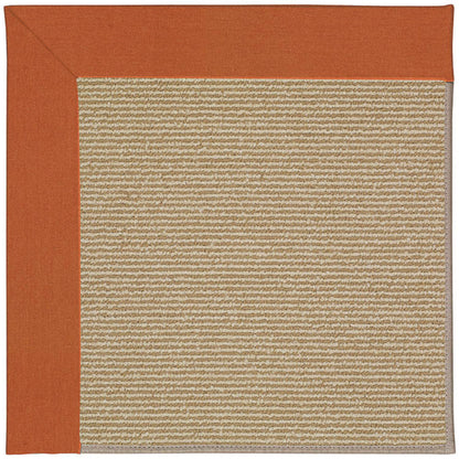 Creative Concepts Rug – Sisal Canvas Rust – room setting