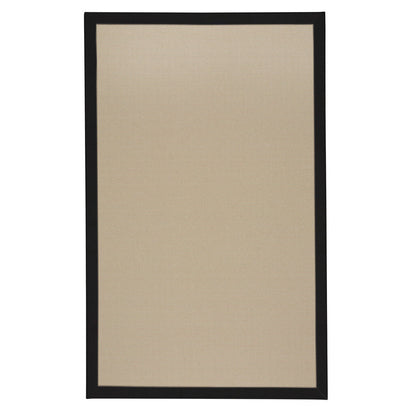 Creative Concepts Rug – Beach Sisal Canvas Black – room setting