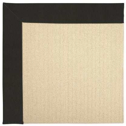 Creative Concepts Rug – Beach Sisal Canvas Black – close up