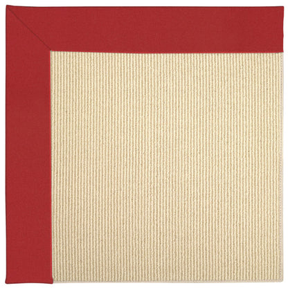 Creative Concepts Rug – Beach Sisal Canvas Jockey Red – room setting