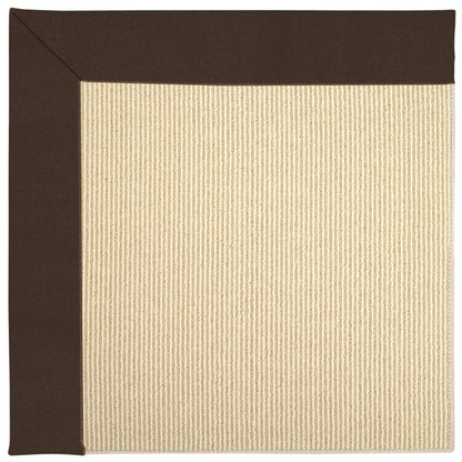 Creative Concepts Rug – Beach Sisal Canvas Bay Brown – room setting