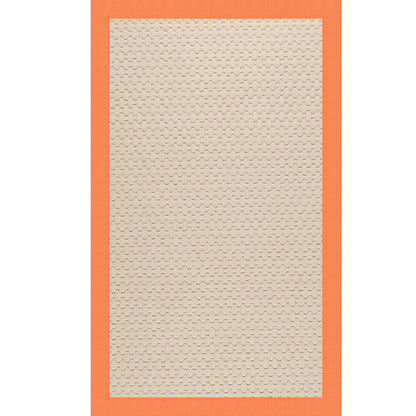 Creative Concepts Rug – Beach Sisal Canvas Tangerine – detail view