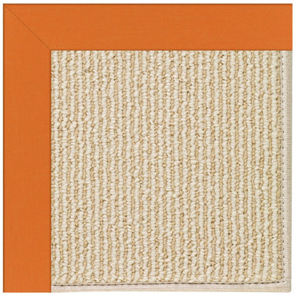 Creative Concepts Rug – Beach Sisal Canvas Tangerine – room setting