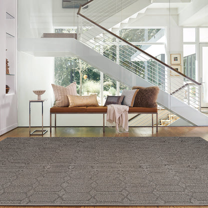 Petra Graphite Rug – detail view