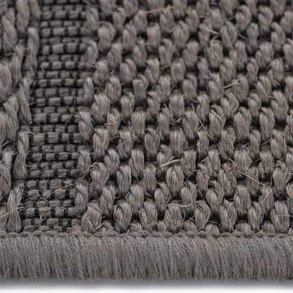 Petra Graphite Rug – close up