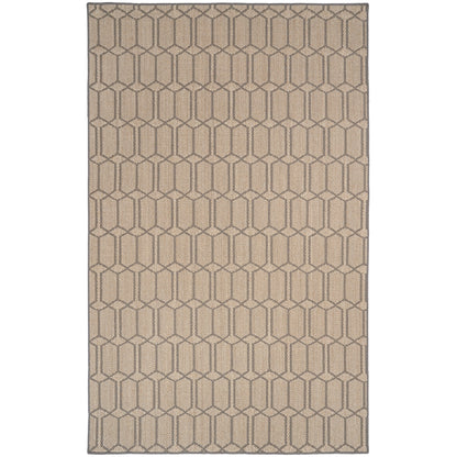 Petra Sand Black Rug – cabin lodge area rug