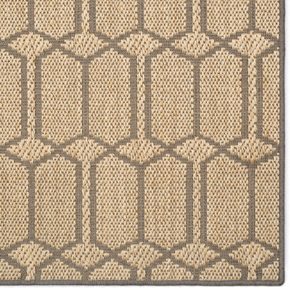 Petra Sand Black Rug – lifestyle