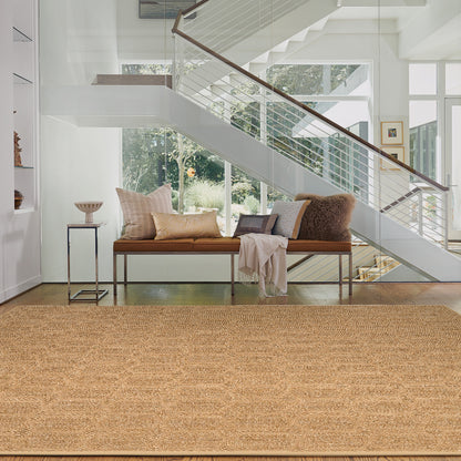 Petra Wheat Rug – detail view