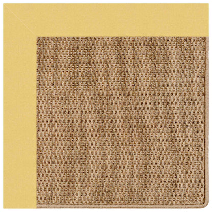 Islamorada Rug – Basketweave Canvas Canary – cabin lodge area rug