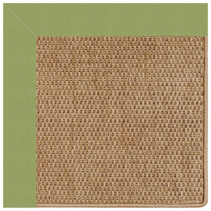 Islamorada Rug – Basketweave Canvas Citron – room setting