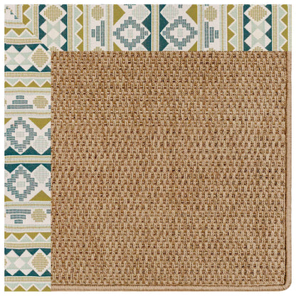 Islamorada Rug – Basketweave Inca Lime – cabin lodge area rug