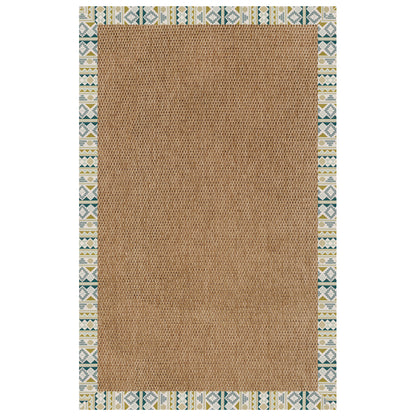 Islamorada Rug – Basketweave Inca Lime – detail view