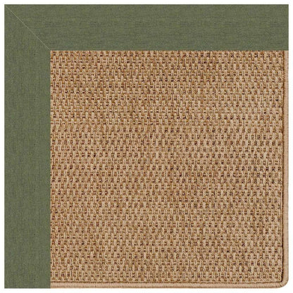 Islamorada Rug – Basketweave Canvas Fern – cabin lodge area rug
