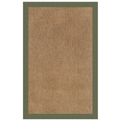 Islamorada Rug – Basketweave Canvas Fern – detail view