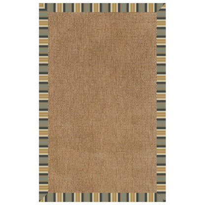 Islamorada Rug – Basketweave Long Hill Ebony – detail view