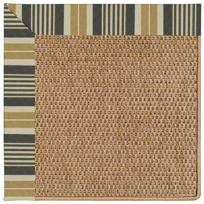 Islamorada Rug – Basketweave Long Hill Ebony – room setting