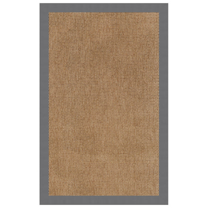 Islamorada Rug – Basketweave Canvas Charcoal – detail view