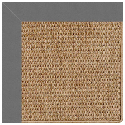 Islamorada Rug – Basketweave Canvas Charcoal – room setting