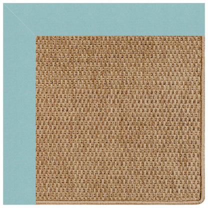Islamorada Rug – Basketweave Canvas Aquatic – room setting