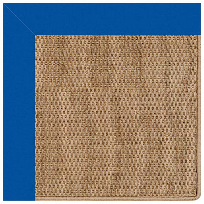 Islamorada Rug – Basketweave Canvas Pacific Blue – room setting