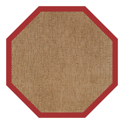 Islamorada Rug – Basketweave Canvas Jockey Red – cabin lodge area rug