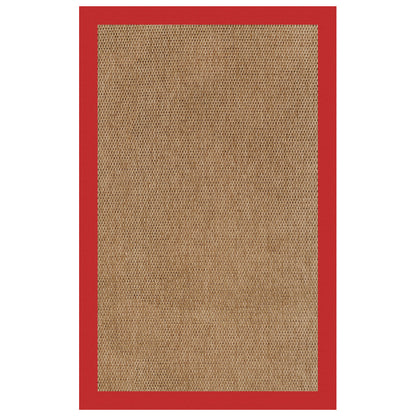 Islamorada Rug – Basketweave Canvas Jockey Red – detail view