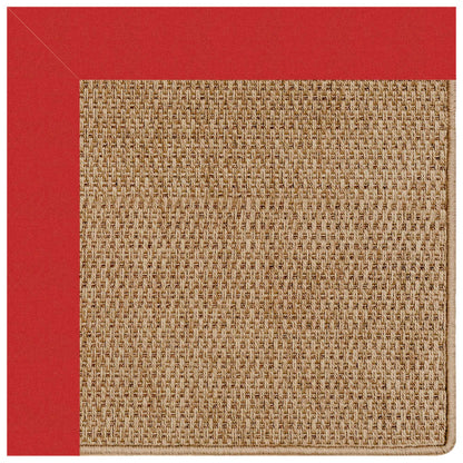 Islamorada Rug – Basketweave Canvas Jockey Red – room setting