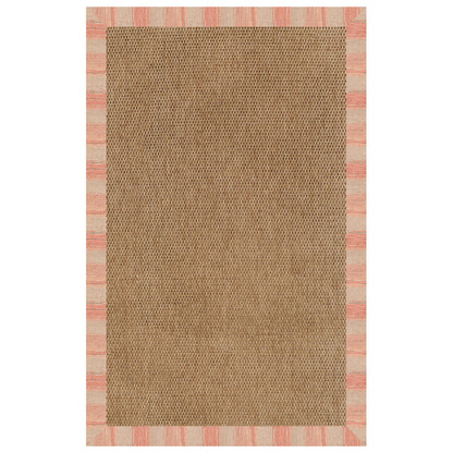 Islamorada Rug – Basketweave Sicily Vino – detail view