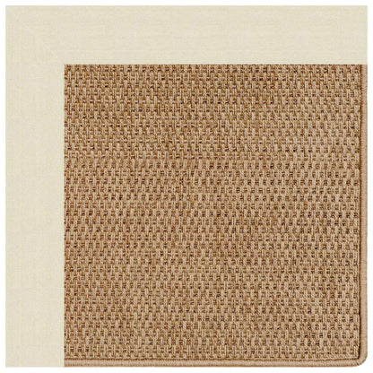 Islamorada Rug – Basketweave Canvas Sand – room setting