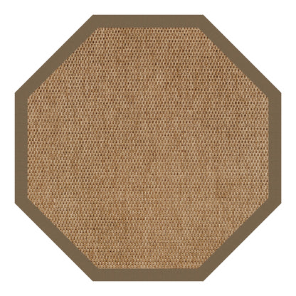 Islamorada Rug – Basketweave Canvas Cocoa – cabin lodge area rug