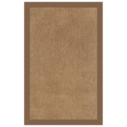 Islamorada Rug – Basketweave Canvas Cocoa – detail view