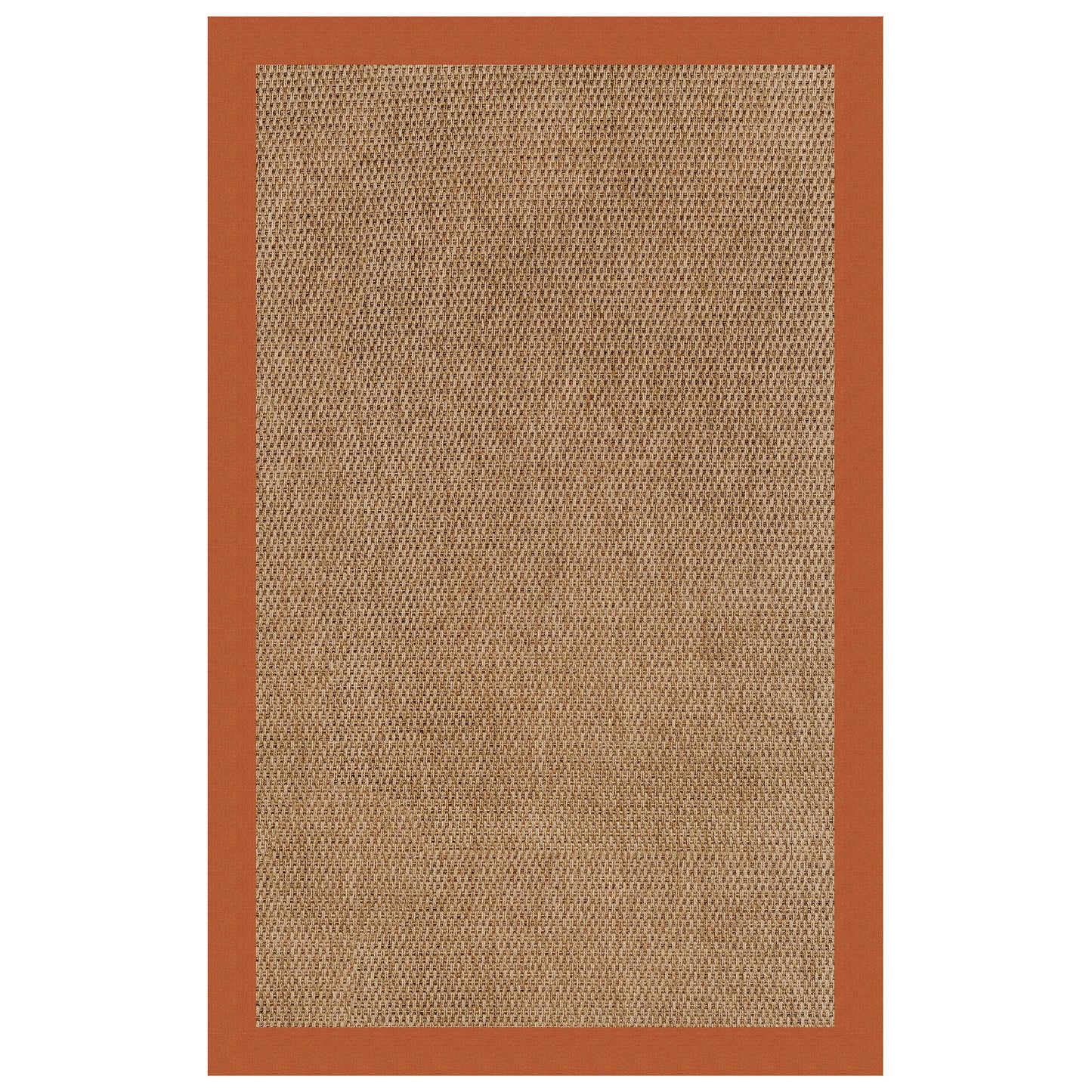 Islamorada-Basketweave Canvas Rust