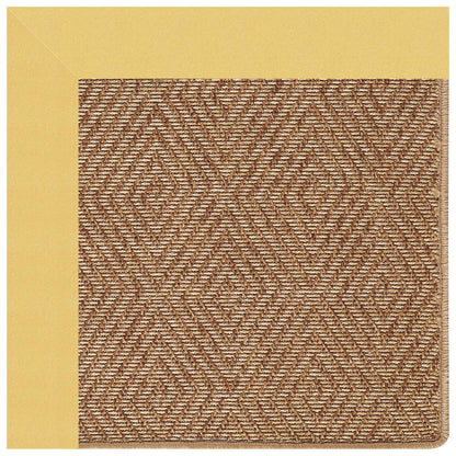 Islamorada Rug – Diamond Canvas Canary – cabin lodge area rug