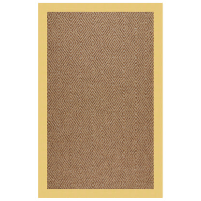 Islamorada Rug – Diamond Canvas Canary – detail view