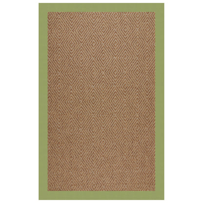 Islamorada Rug – Diamond Canvas Citron – detail view