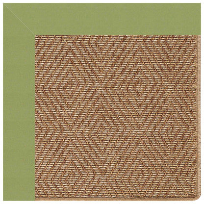 Islamorada Rug – Diamond Canvas Citron – room setting